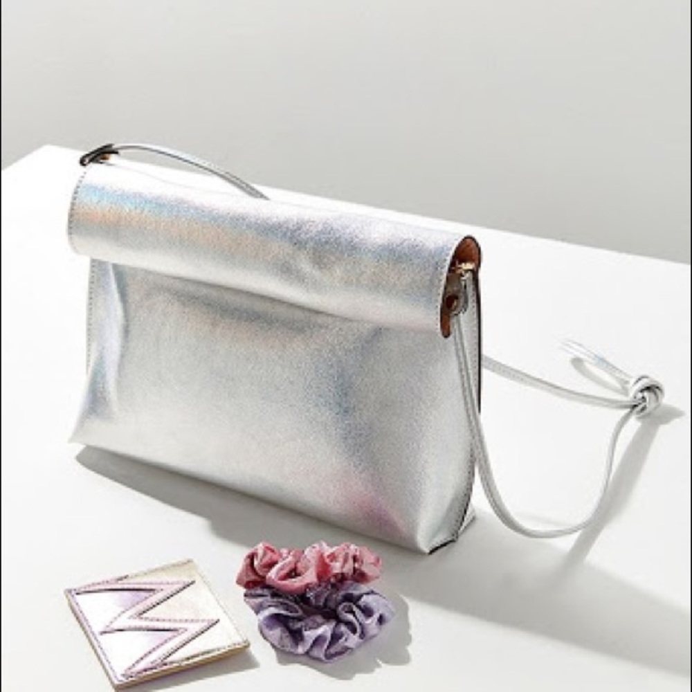UO Silence + Noise Roll Clutch Crossbody Bag